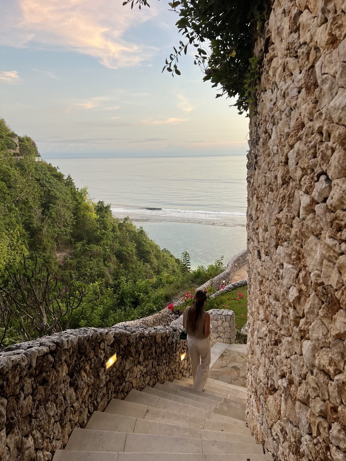 Neutral Linen Set for a Bali Sunset Walk