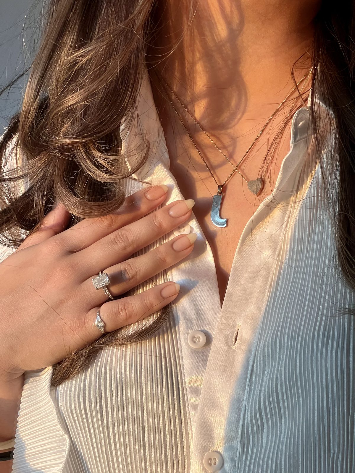 Everyday Jewelry Stack: Layered Necklaces + Stacked Rings