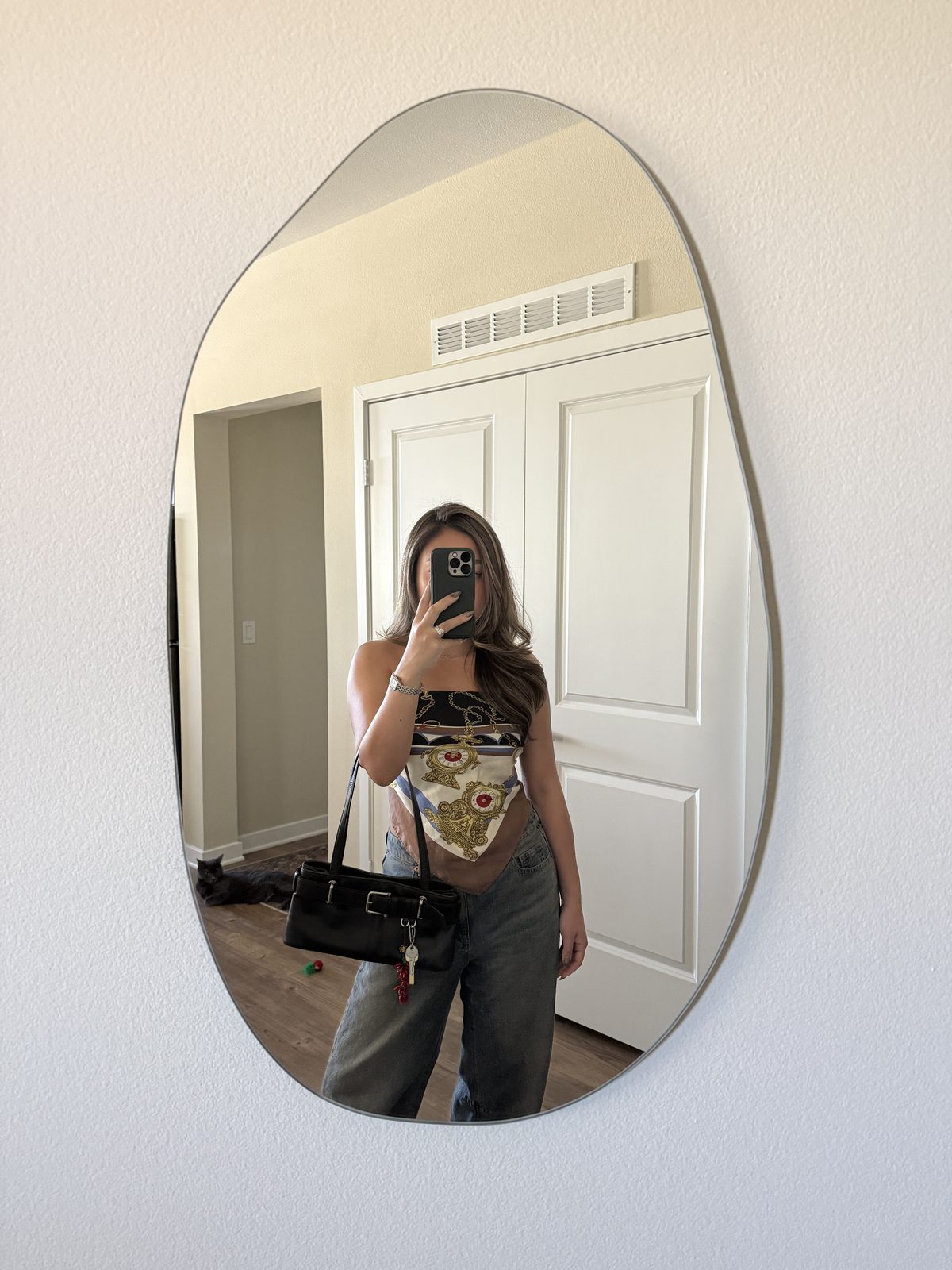 Styling a Silk Scarf as a Top